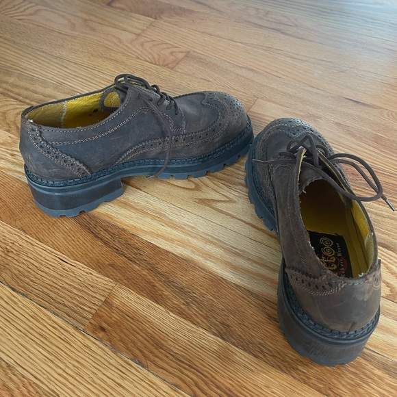 Vintage Oxford Leather Loafers | Tattoo by Robert Wayne | Women’s Sz 9 - Picture 4 of 9